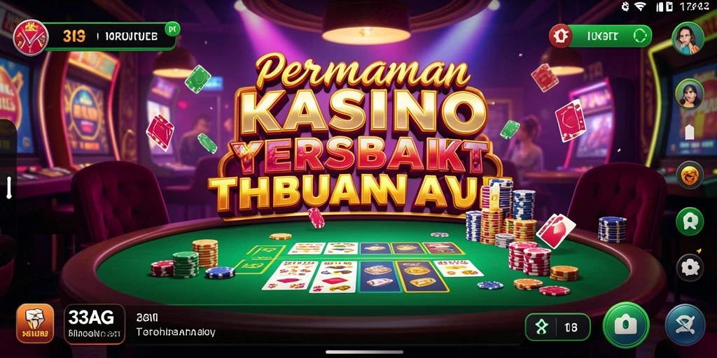 Screenshot gameplay 33AG yang menampilkan keseruan bermain kasino.