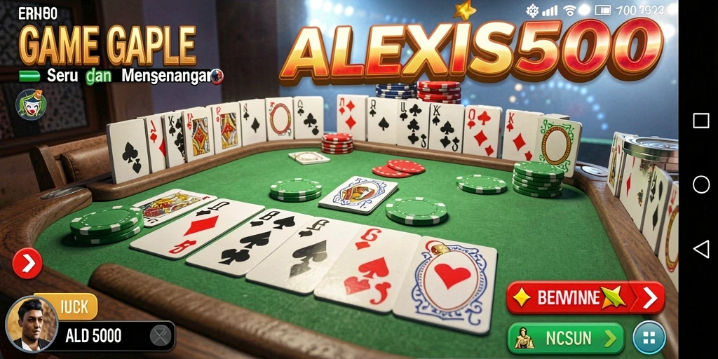 Tampilan menarik dari gameplay ALEXIS500 yang menghibur.