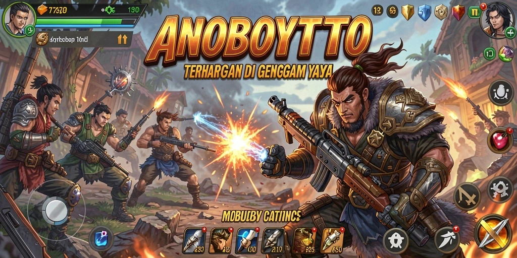 Tangkapan layar ANOBOYTOTO menunjukkan aksi pertarungan yang mendebarkan.