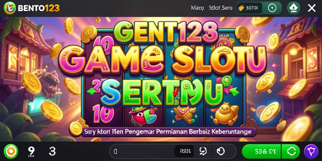 Tampilan gameplay menarik di BENTO123 dengan tema slot yang beragam.