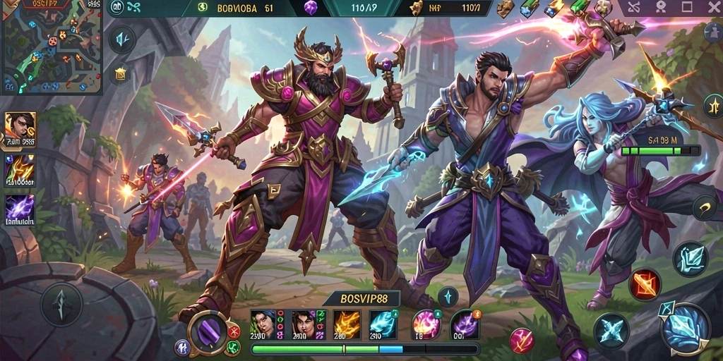Gameplay seru dan grafik menawan di BOSVIP88.