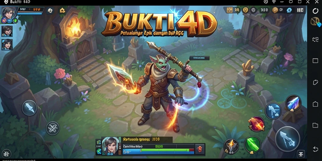Tampilan gameplay RPG yang menakjubkan di BUKTI4D.
