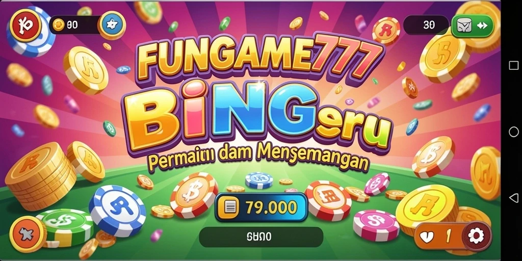 Screenshot dari gameplay Bingo yang seru di FUNGAME777.