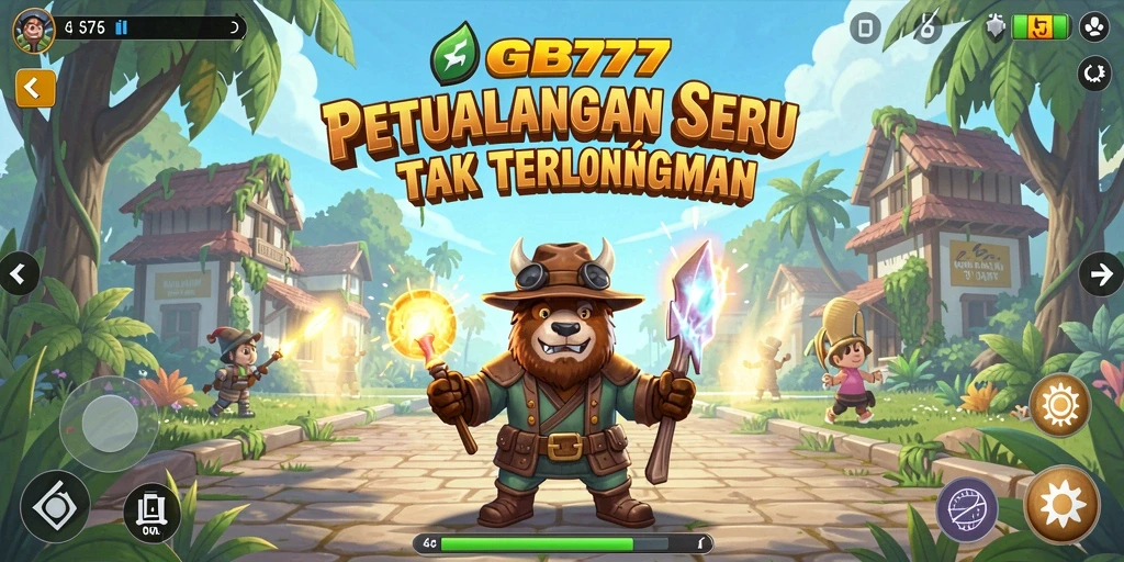 Tangkapan layar utama dari gameplay yang penuh petualangan.