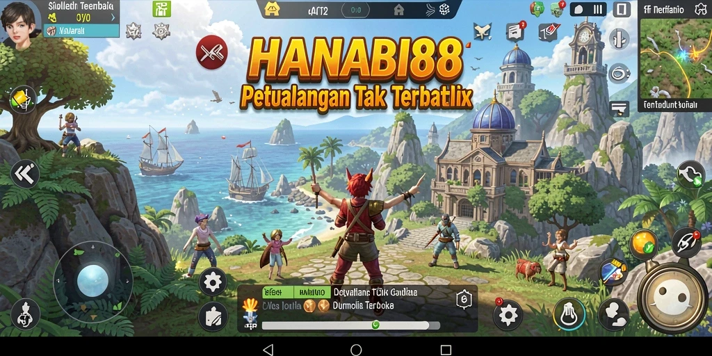 Gameplay seru di dunia terbuka HANABI88 yang penuh petualangan.