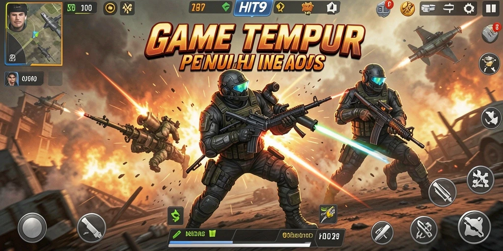 Gameplay seru dan menegangkan dalam HIT9 dengan aksi TPS.