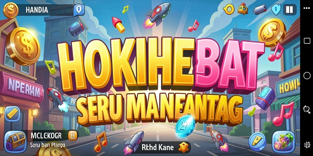 Tampilan gameplay HOKIHEBAT yang penuh aksi dan tantangan.