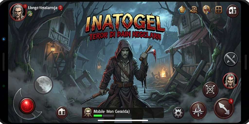 Tangkapan layar gameplay INATOGEL yang menegangkan dan menyeramkan.