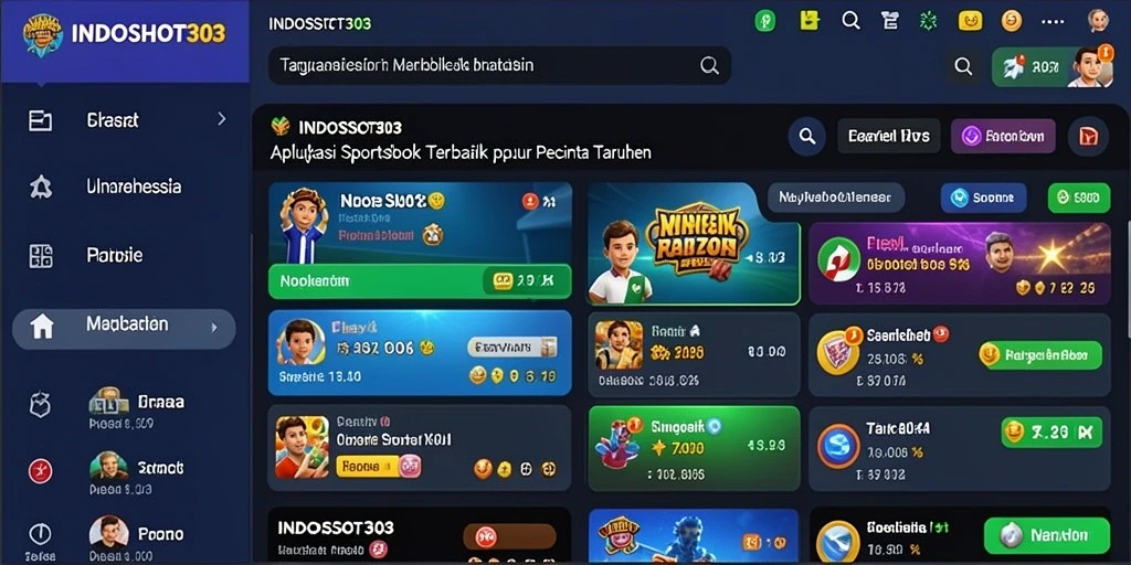 Tampilan gameplay INDOSLOT303 yang menarik dan intuitif untuk taruhan.