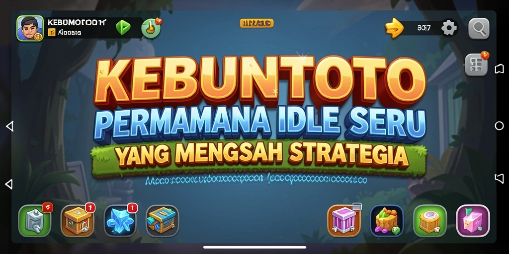 Visual gameplay KEBUNTOTO yang memukau dan strategis.