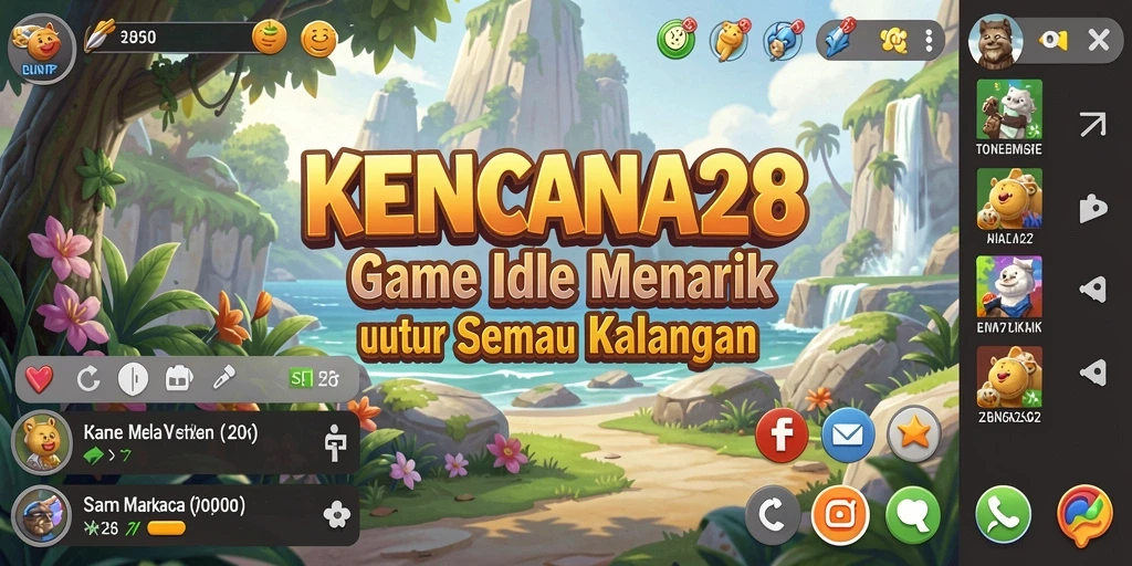 Tampilan gameplay KENCANA28 yang seru dan menarik.
