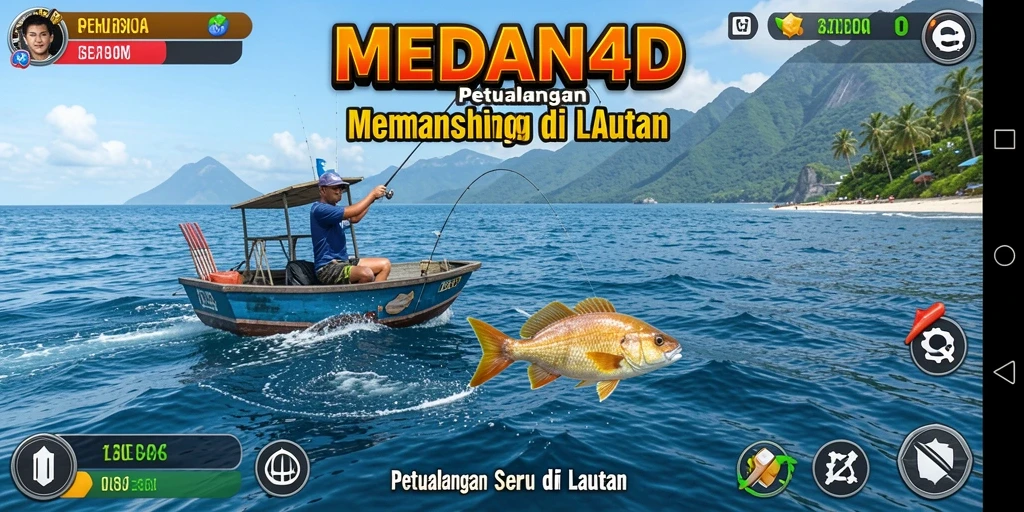 Pengalaman memancing seru dengan berbagai jenis ikan.