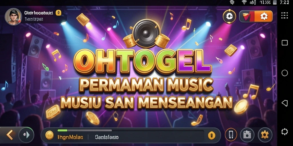 Tangkapan layar <strong>OHTOGEL</strong> menampilkan gameplay seru dengan pilihan lagu yang luas.