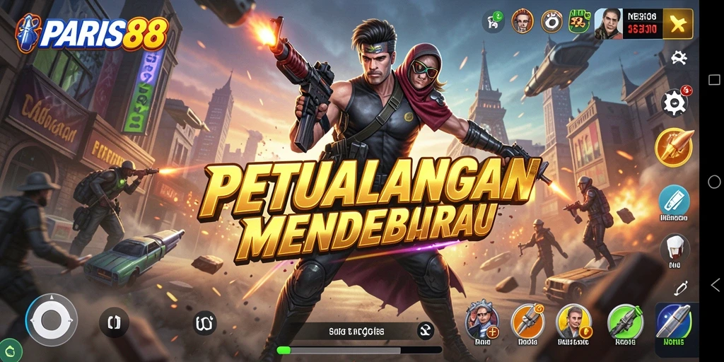 Tampilan gameplay PARIS88 yang seru dan mendebarkan.