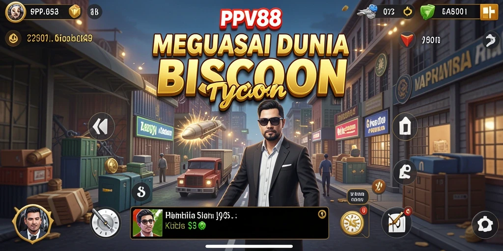 Screenshot PPV88 menunjukkan gameplay bisnis yang seru dan realistis.