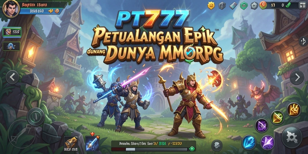 Tampilan gameplay PT777 yang menakjubkan dalam dunia MMORPG.