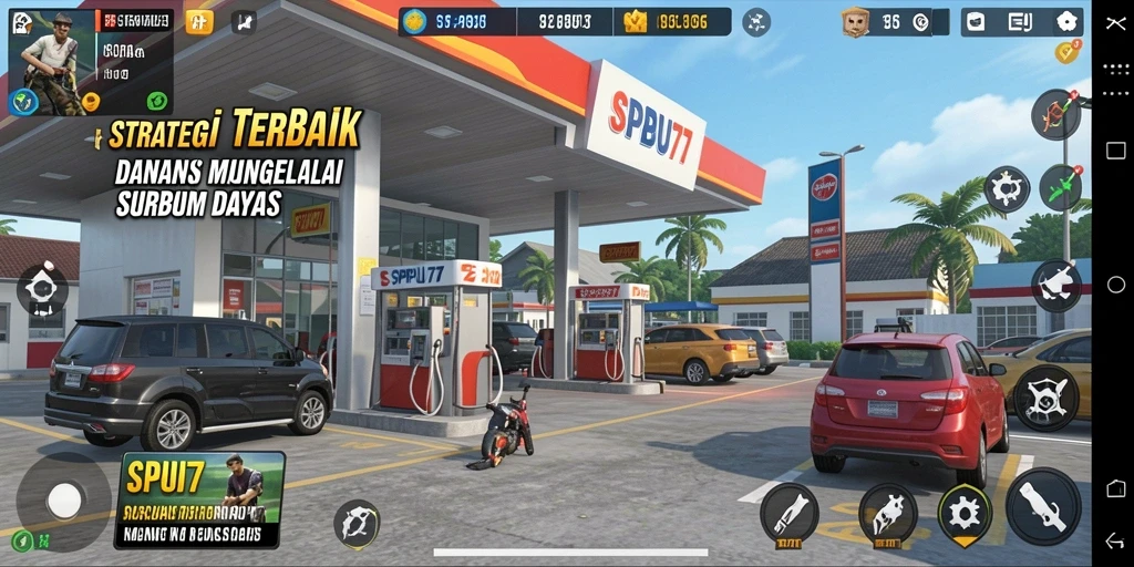 Tampilan strategis dalam mengelola pom bensin di SPBU77.