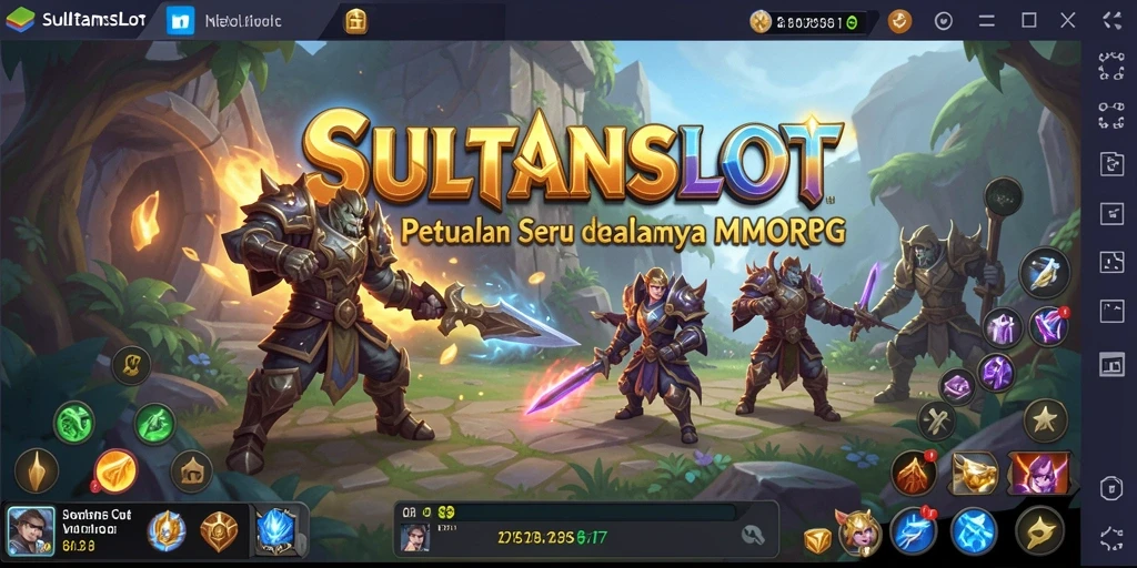 Tampilan gameplay SULTANSLOT yang mendebarkan dalam dunia MMORPG.