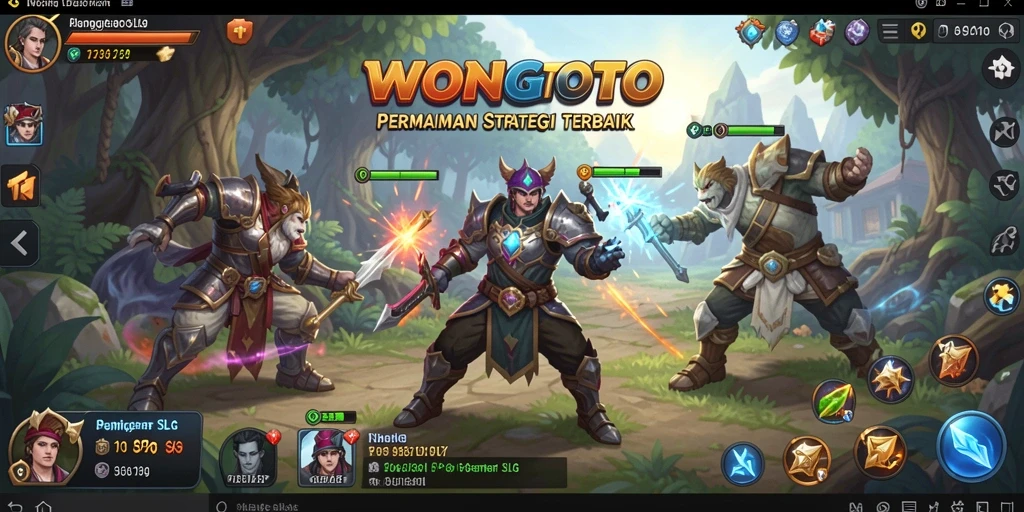 Tampilan gameplay menarik dari WONGTOTO yang menampilkan pertarungan strategis.