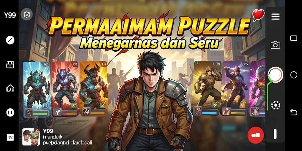Gameplay menegangkan dengan tantangan Puzzle yang beragam.
